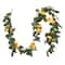 6ft. Green & Yellow Salal Leaf Lemon Garland